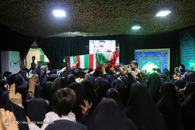 مراسم وداع با پیکر دو شهید مدافع حرم