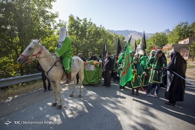 ورود نمادین کاروان امام حسین (ع) به کربلا