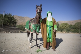 ورود نمادین کاروان امام حسین (ع) به کربلا