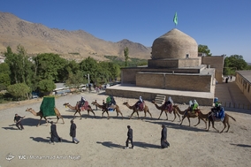 ورود نمادین کاروان امام حسین (ع) به کربلا