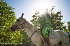 ورود نمادین کاروان امام حسین (ع) به کربلا