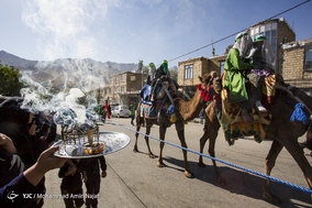 ورود نمادین کاروان امام حسین (ع) به کربلا