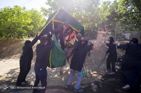 ورود نمادین کاروان امام حسین (ع) به کربلا