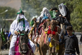 ورود نمادین کاروان امام حسین (ع) به کربلا