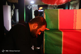 وداع با پیکرمطهر شهید رحیم رجبی