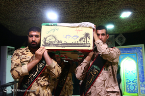 وداع با پیکرمطهر شهید رحیم رجبی