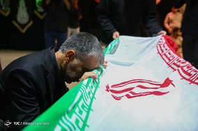 وداع با پیکرمطهر شهید رحیم رجبی