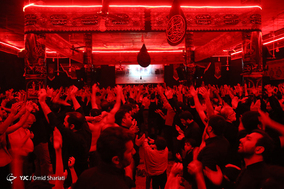 مراسم عزاداری شب سوم محرم در هیات عشاق الحسین(ع)