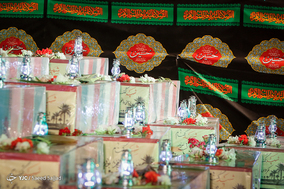 مراسم وداع با پیکر ۱۳۵ شهید دوران دفاع مقدس