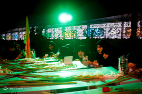 مراسم وداع با پیکر ۱۳۵ شهید دوران دفاع مقدس