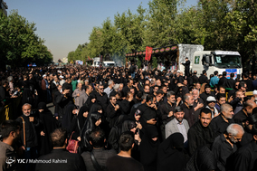 مراسم تشییع پیکر 135 شهید گمنام دوران دفاع مقدس - 2