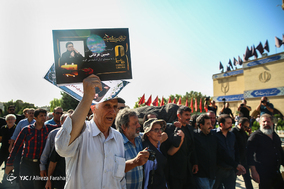 مراسم تشییع پیکر «حسین عرفانی» دوبلور پیشکسوت
