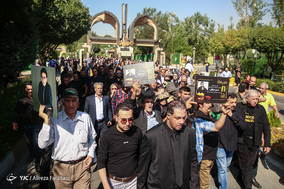 مراسم تشییع پیکر «حسین عرفانی» دوبلور پیشکسوت