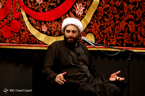 مراسم عزاداری شب چهارم محرم در هیئت عبدالله‌ ابن‌حسن(ع)