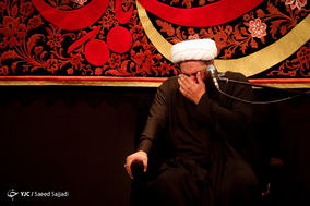 مراسم عزاداری شب چهارم محرم در هیئت عبدالله‌ ابن‌حسن(ع)