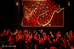 مراسم عزاداری شب چهارم محرم در هیئت عبدالله‌ ابن‌حسن(ع)