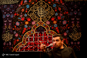 مراسم عزاداری شب چهارم محرم در هیئت عبدالله‌ ابن‌حسن(ع)