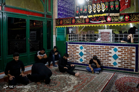 عزاداری شب پنجم محرم در حسینیه گودال قتلگاه