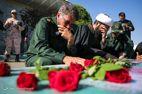ورود پیکرهای مطهر 11 شهید دفاع مقدس و مدافع حرم به مشهد مقدس