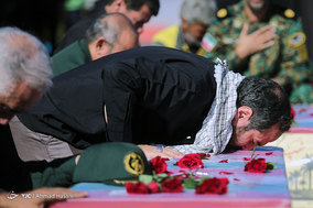 ورود پیکرهای مطهر 11 شهید دفاع مقدس و مدافع حرم به مشهد مقدس