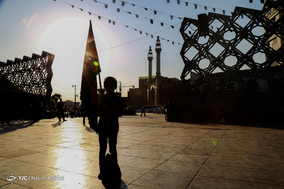 اجتماع نوگلان حسینی در میدان امام حسین (ع)
