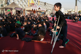 اجتماع نوگلان حسینی در میدان امام حسین (ع)