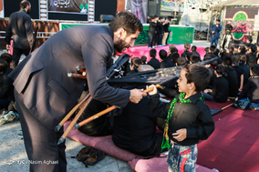اجتماع نوگلان حسینی در میدان امام حسین (ع)