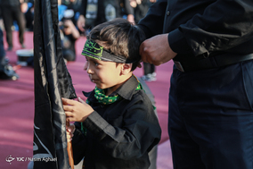 اجتماع نوگلان حسینی در میدان امام حسین (ع)