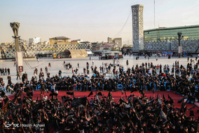 اجتماع نوگلان حسینی در میدان امام حسین (ع)