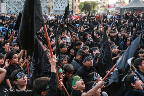 اجتماع نوگلان حسینی در میدان امام حسین (ع)