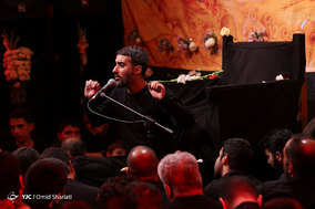 مراسم عزاداري شب ششم محرم در هيئت ثارالله مسجد المهدی (ع)