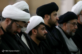 تشییع پیکر شهید مدافع حرم فرهاد طالبی در شهرستان لامرد