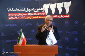 مراسم تحویل خودروهای سنگین طرح نوسازی ناوگان حمل و نقل
