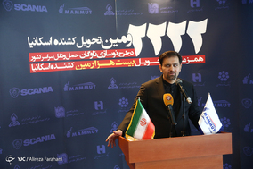 مراسم تحویل خودروهای سنگین طرح نوسازی ناوگان حمل و نقل