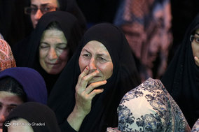 مراسم تدفین طلبه شهید مدافع حرم فرهاد طالبی - لامرد