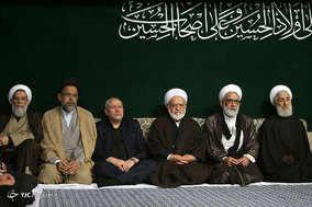 اولین شب مراسم عزاداری امام حسین(ع) در حسینیه امام خمینی(ره)