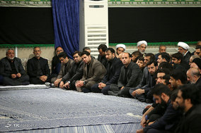 اولین شب مراسم عزاداری امام حسین(ع) در حسینیه امام خمینی(ره)