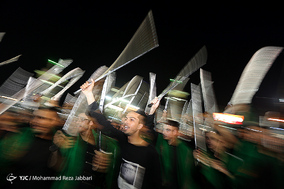دسته‌ عزاداری «مشق شمشیر» / قم