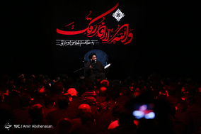 عزاداری شب هفتم محرم در هیئت شهدای حرم