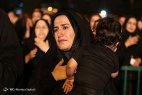 مراسم وداع با دو شهید گمنام در بین الحرمین اهواز
