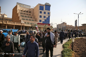 تشییع پیکر ۹شهید دوران دفاع مقدس - اهواز