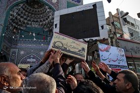 تشییع پیکر ۹شهید دوران دفاع مقدس - اهواز