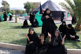 تشییع پیکر پاک ۹ شهید گمنام در شیراز