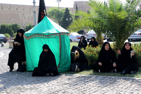 تشییع پیکر پاک ۹ شهید گمنام در شیراز