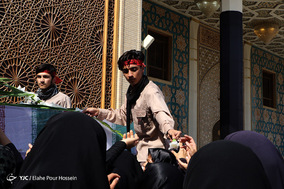 تشییع پیکر پاک ۹ شهید گمنام در شیراز