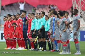 دیدار تیم های فوتبال پرسپولیس و الدحیل قطر