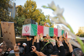 مراسم تشییع پیکر 9 شهید گمنام دوران دفاع مقدس و دو شهید مدافع حرم - مشهد