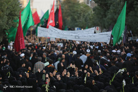 مراسم تشییع پیکر 9 شهید گمنام دوران دفاع مقدس و دو شهید مدافع حرم - مشهد