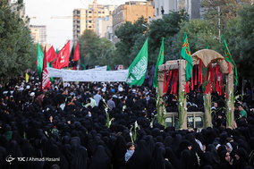 مراسم تشییع پیکر 9 شهید گمنام دوران دفاع مقدس و دو شهید مدافع حرم - مشهد