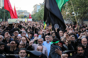مراسم تشییع پیکر 9 شهید گمنام دوران دفاع مقدس و دو شهید مدافع حرم - مشهد